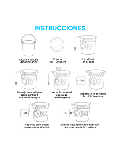 MINI LAVADORA PORTATIL
